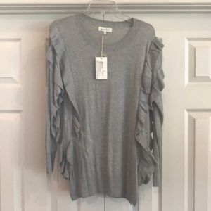 NWT Grace & Lace Ruffle Sweater